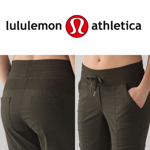 Lululemon Women's Street To Studio Pant II Unlined 28" Pants Size 6 Dark Olive - Picture 2 of 9
